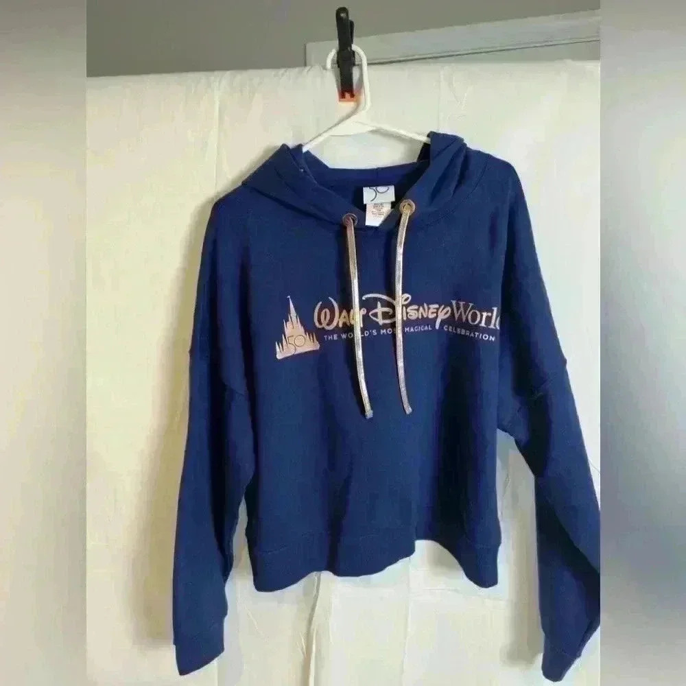NWT -DISNEY PARKS LIMITED 50th Anniversary w/Gold Logo Sweatshirt (Adult Large)